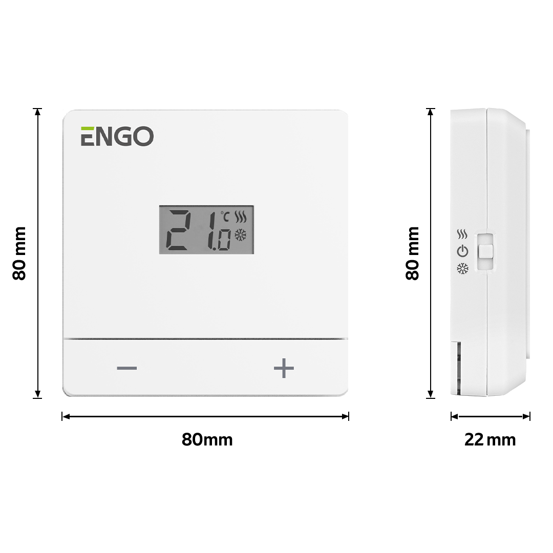 EASY-230W Thermostat - White (932332982)