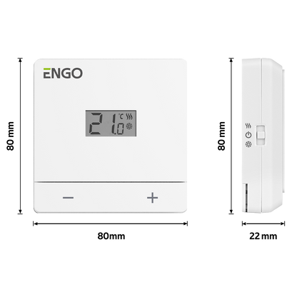 EASY-230W Thermostat - White (932332982)